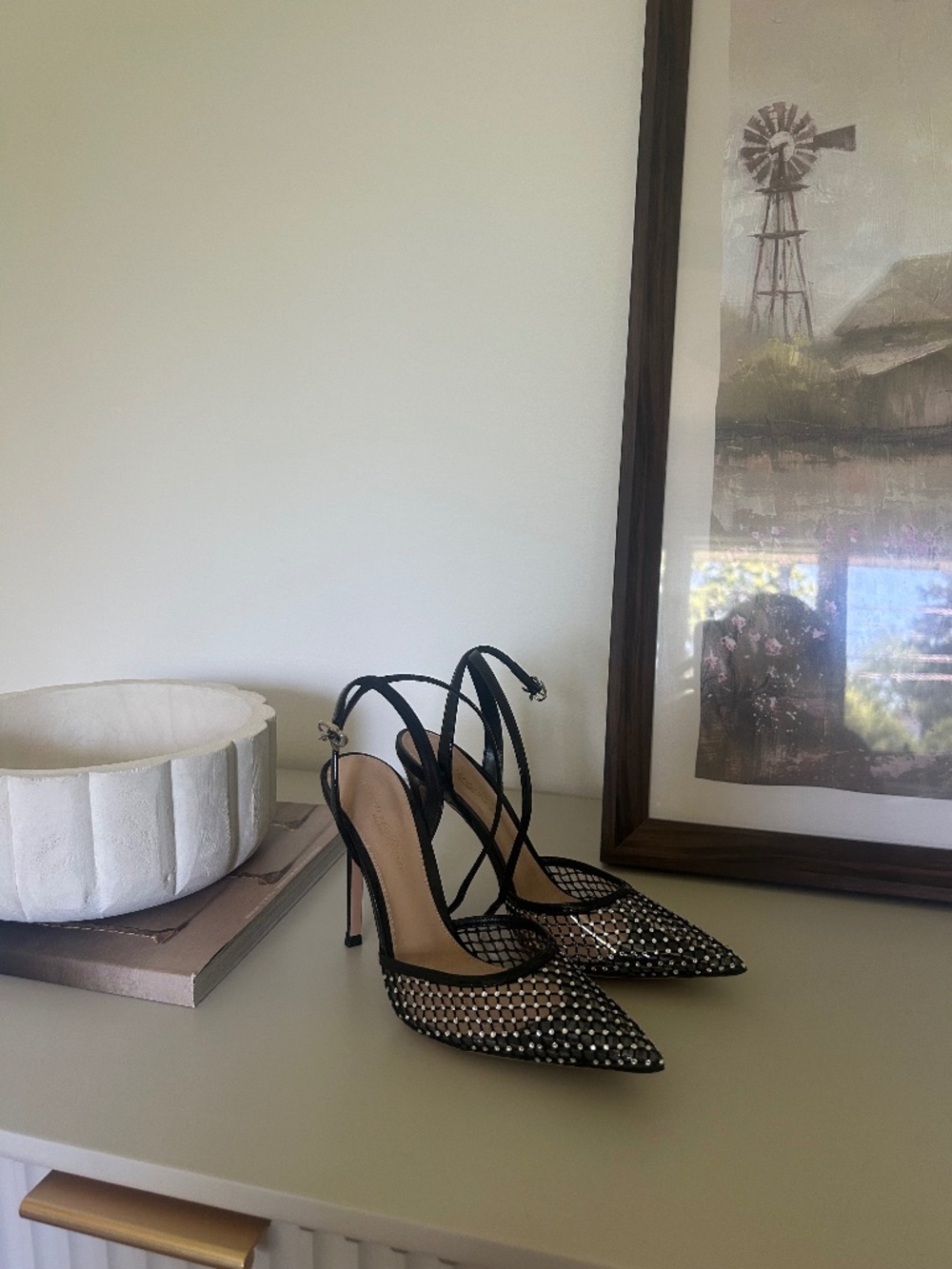 Gianvitto Rossi Crystal Heels